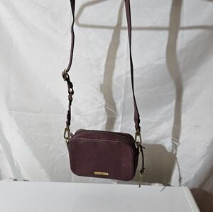 Fossill Crossbody Burgundy Purse Bag